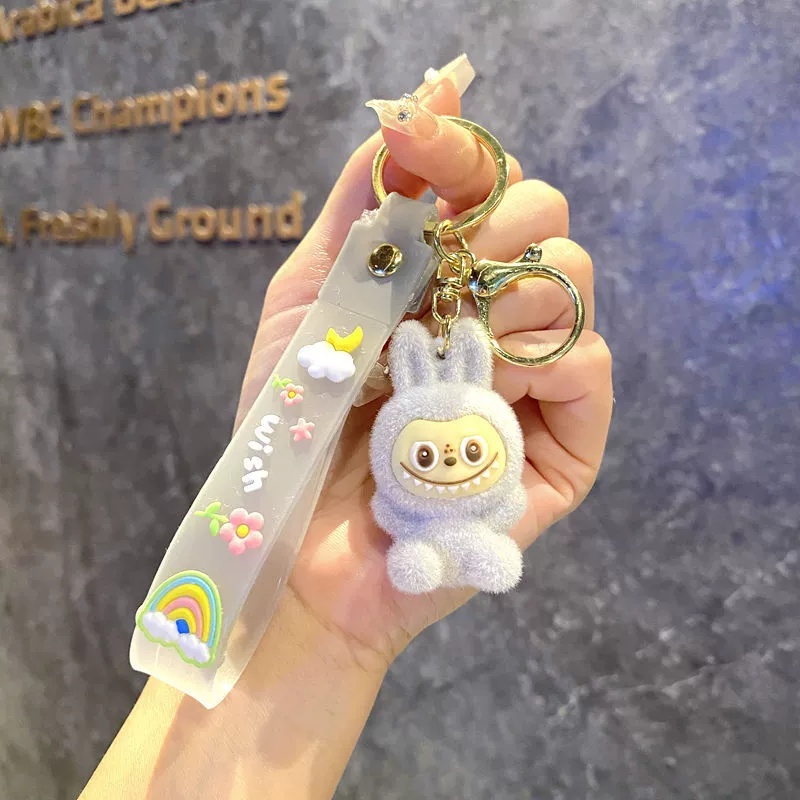 Labubu anime keychain