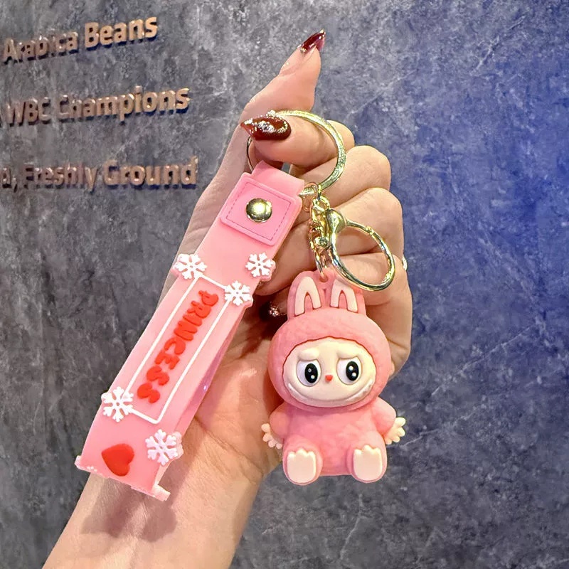 Labubu anime keychain