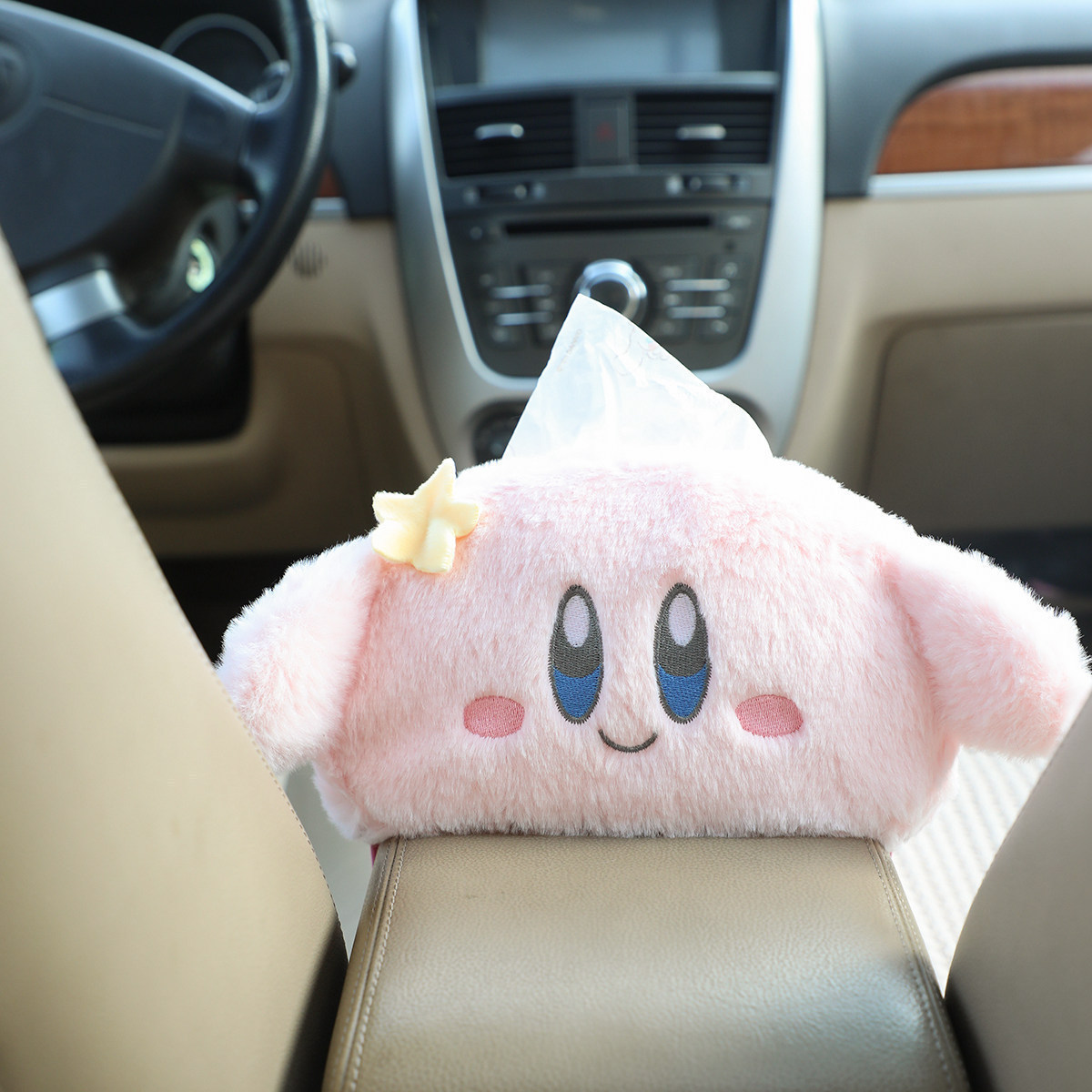 Kirby anime Plush tissue box 21*14*9cm