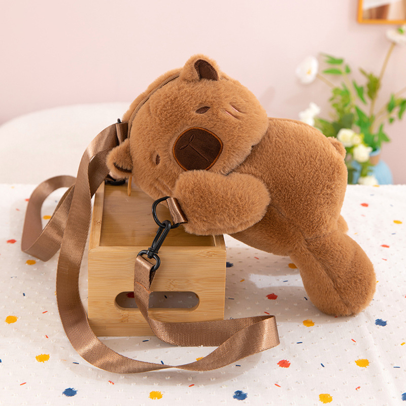 Capybara anime plush backpack 30cm