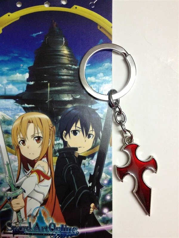 Sword art online anime keychain