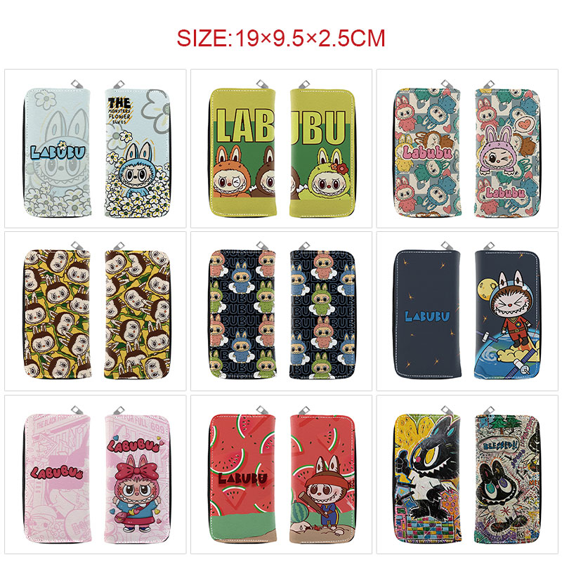 Labubu anime wallet