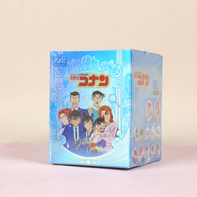Detective Conan anime pin 58mm 10pcs a set