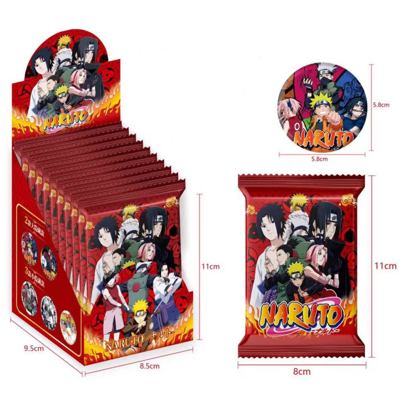 Naruto anime pin 58mm 10pcs a set