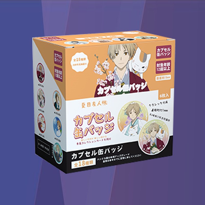 natsume yuujinchou anime pin 75mm 6pcs a set