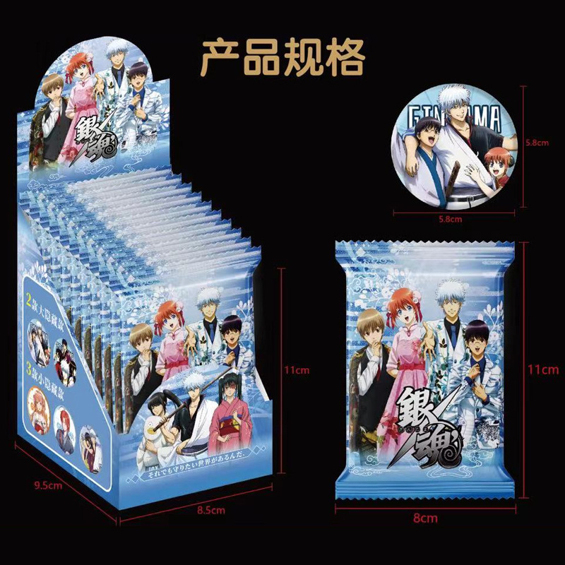 Gintama anime pin 58mm 10pcs a set