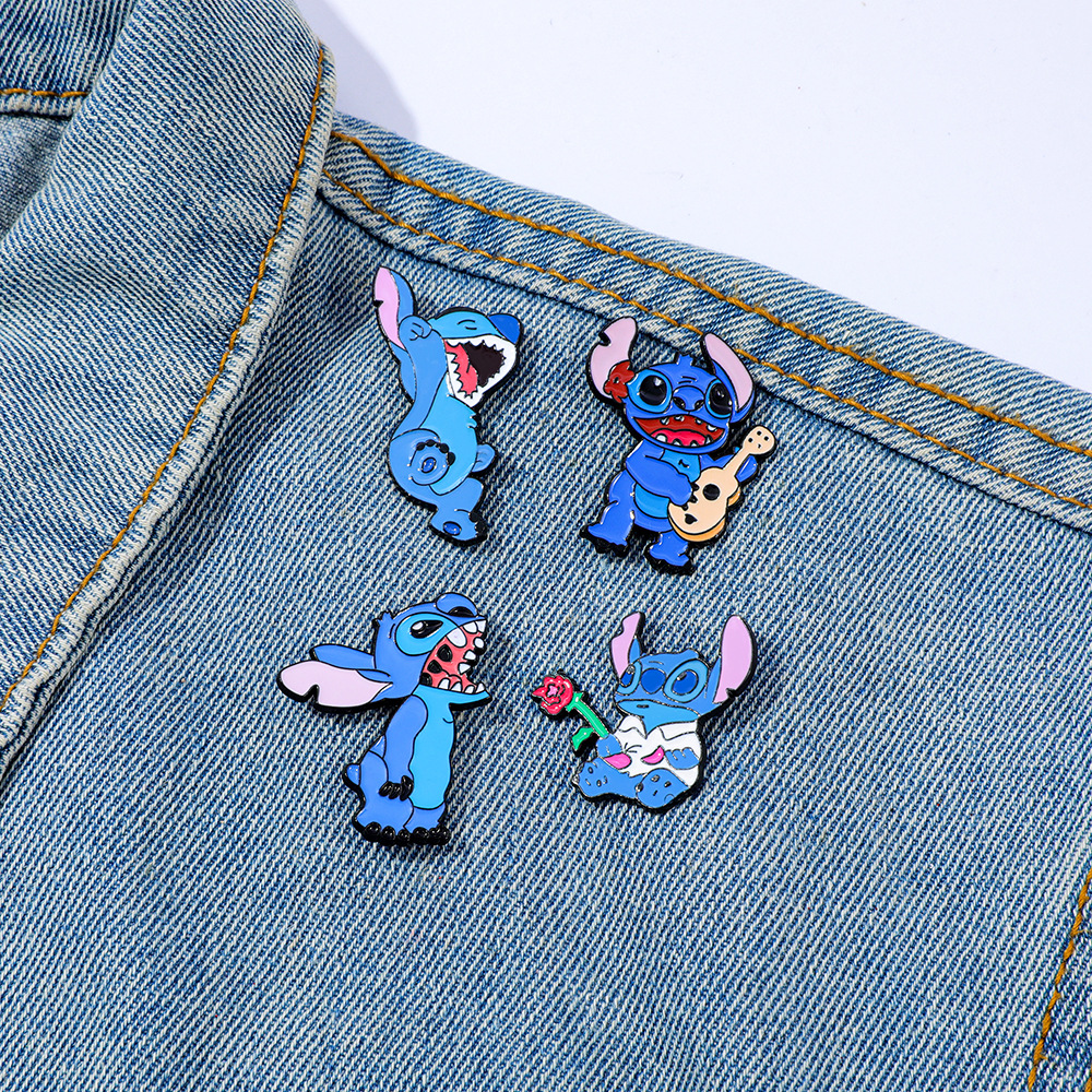 stitch anime pin
