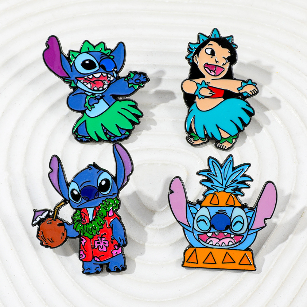 stitch anime pin