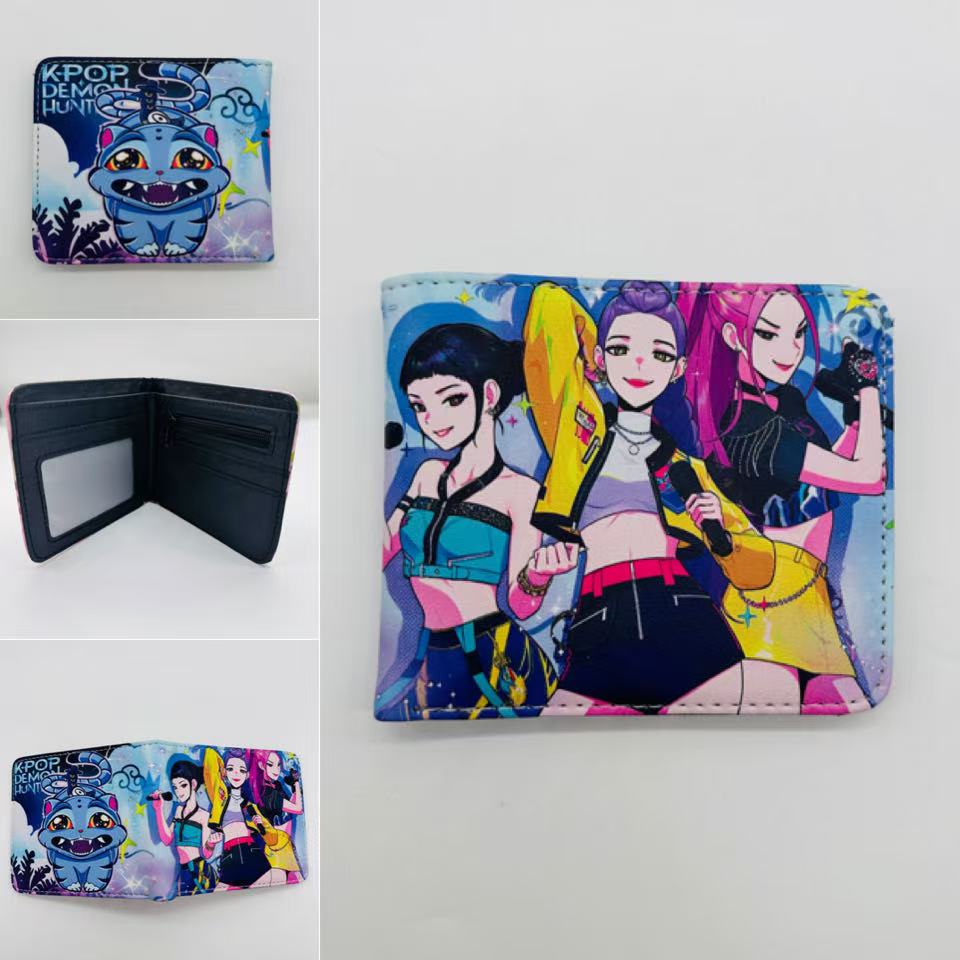 Kpop demon hunters anime wallet