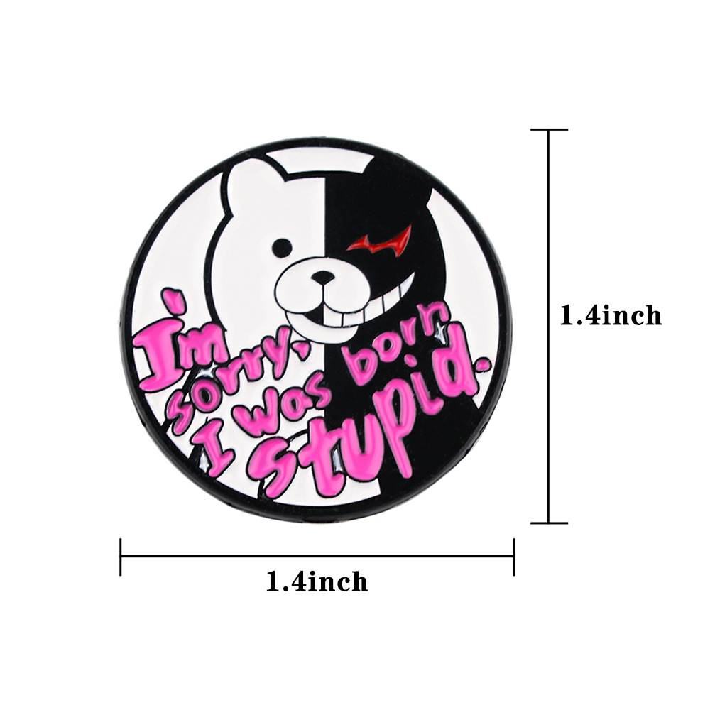 Danganronpa anime pin 5pcs a set