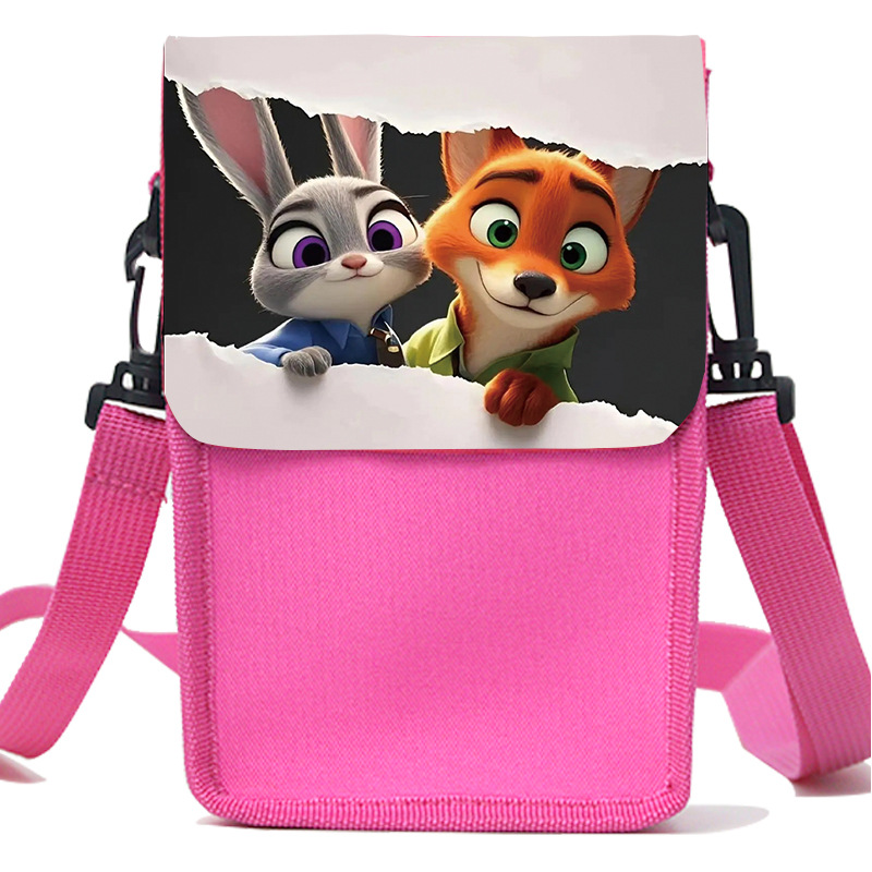 Zootopia anime messenger bag 19.5*12cm