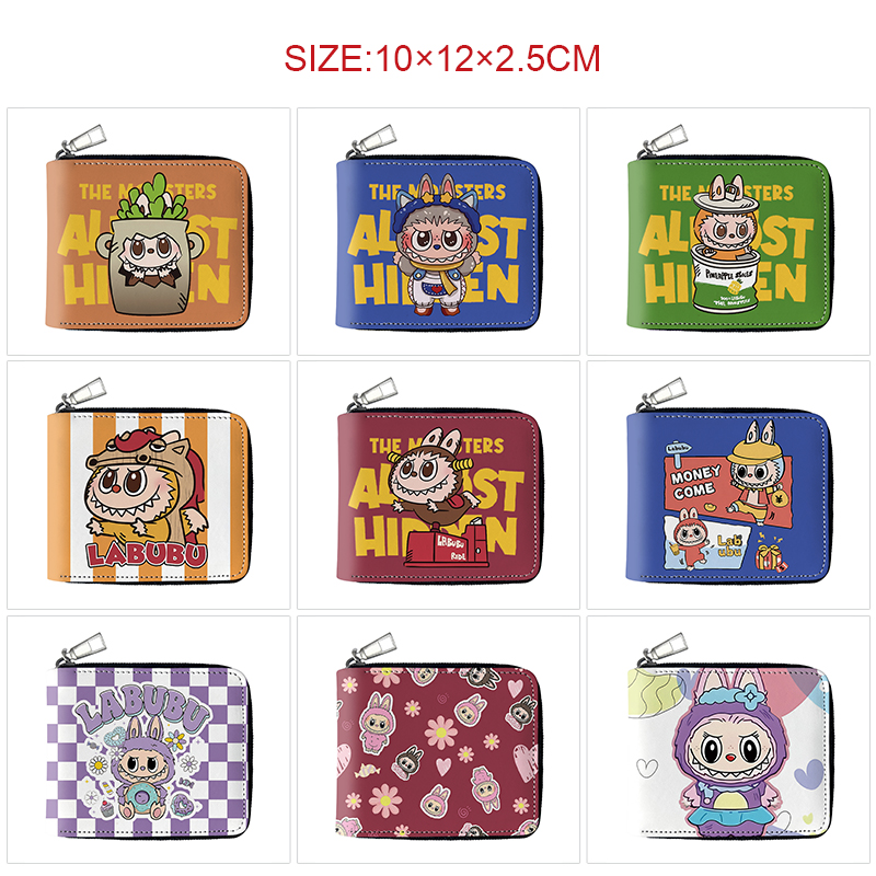 Labubu anime wallet