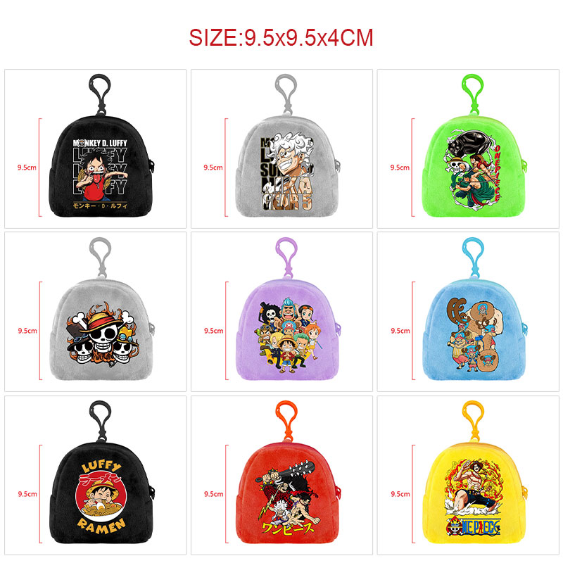 One Piece anime plush bag