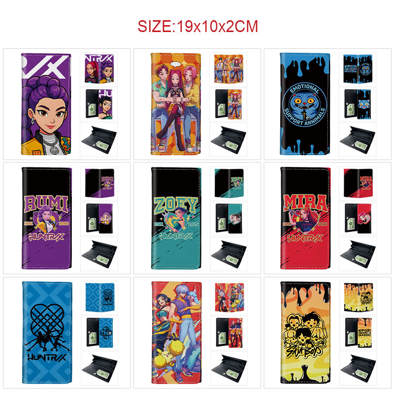 Kpop demon hunters anime wallet