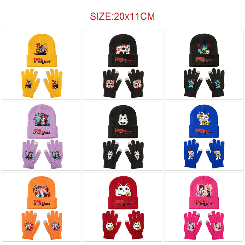 Dandadan anime hat and glove set