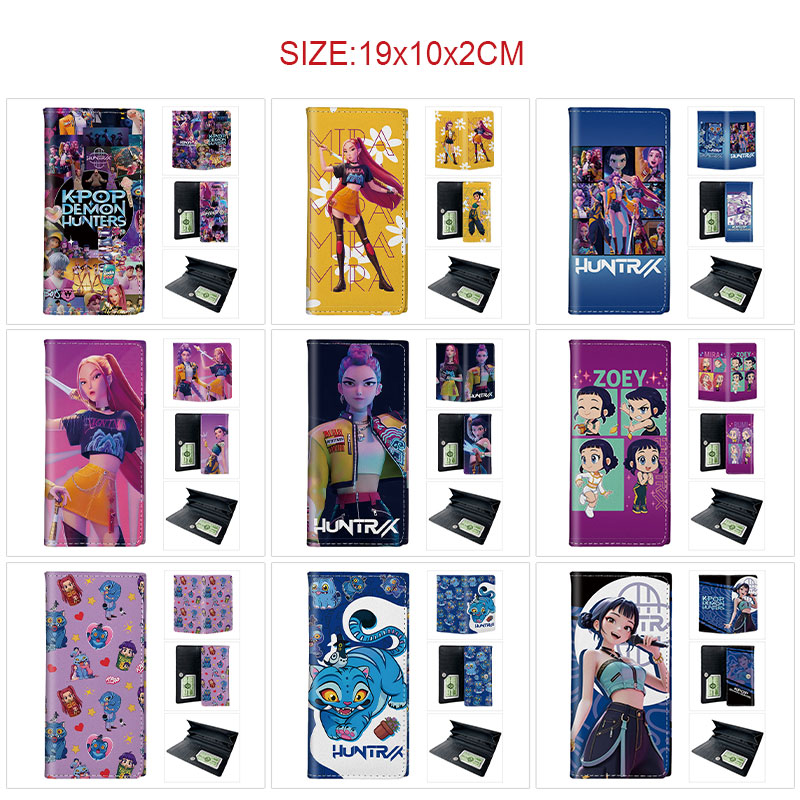 Kpop demon hunters anime wallet