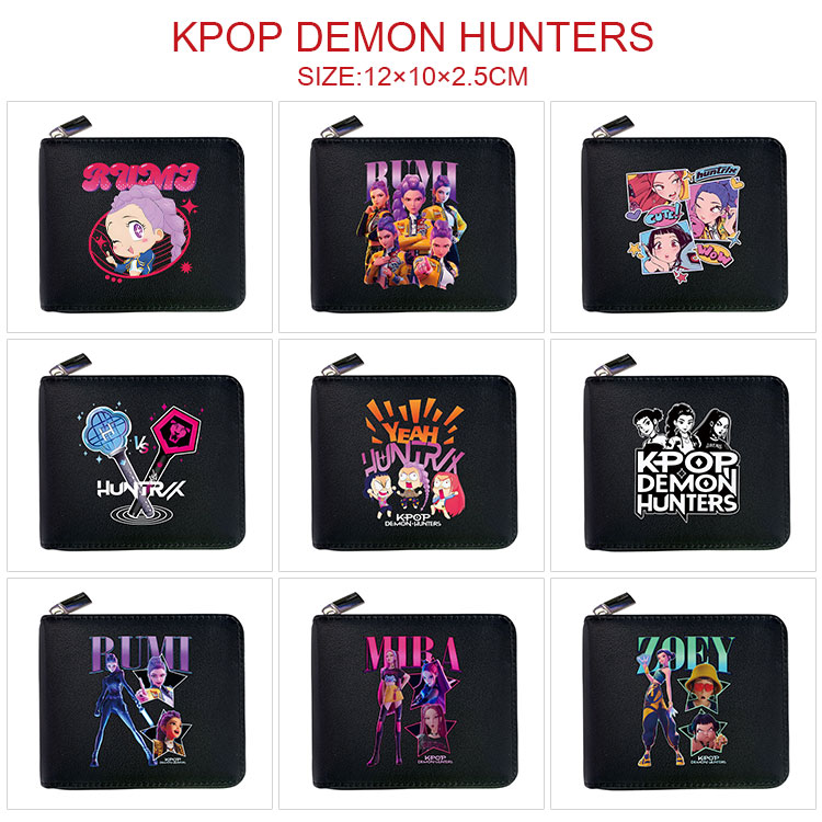 Kpop demon hunters anime wallet