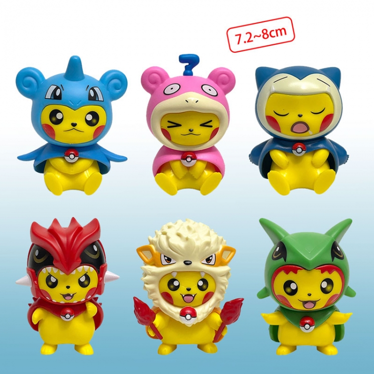 pokemon anime figure 7.2-8cm