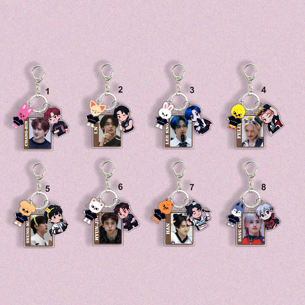 Straykids anime keychain