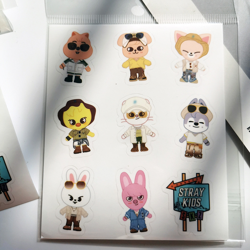 Straykids anime stickers