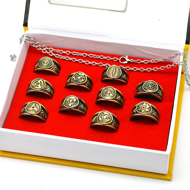 Naruto Anime ring set
