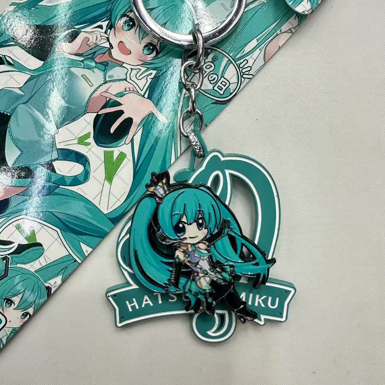 Hatsune Miku anime keychain