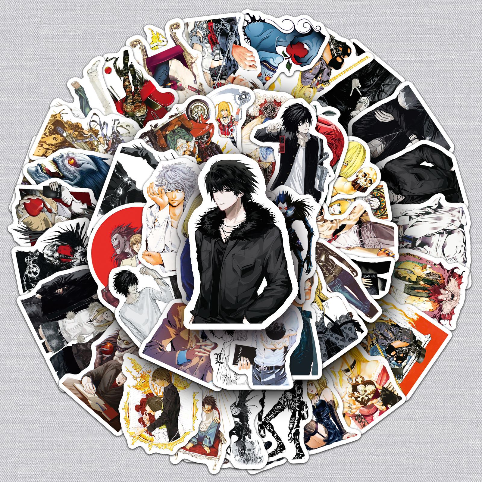 Death note anime waterproof stickers 50pcs a set
