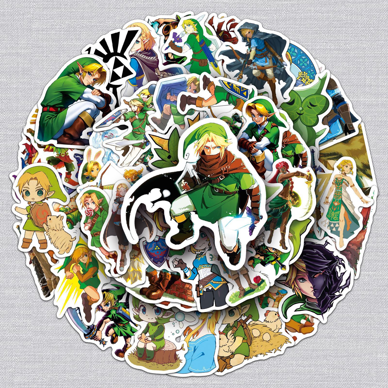 The Legend of Zelda anime waterproof stickers 50pcs a set