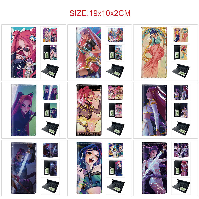 Kpop demon hunters anime wallet