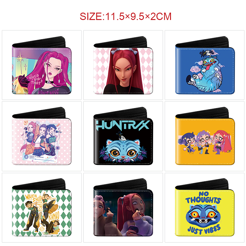 Kpop demon hunters anime wallet