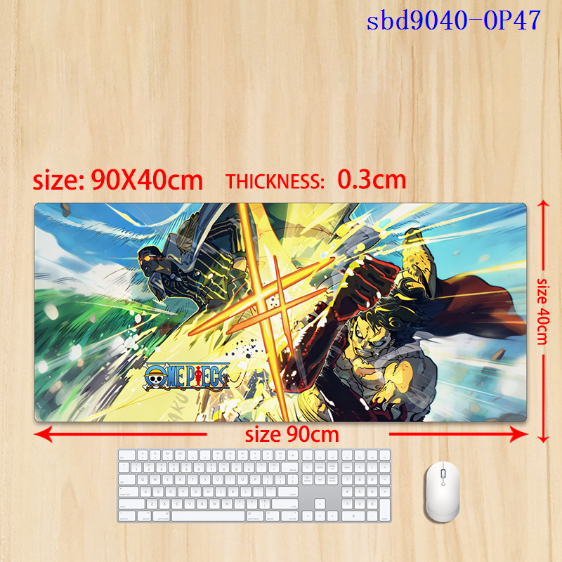 One Piece anime mouse pad 90*30*0.3cm