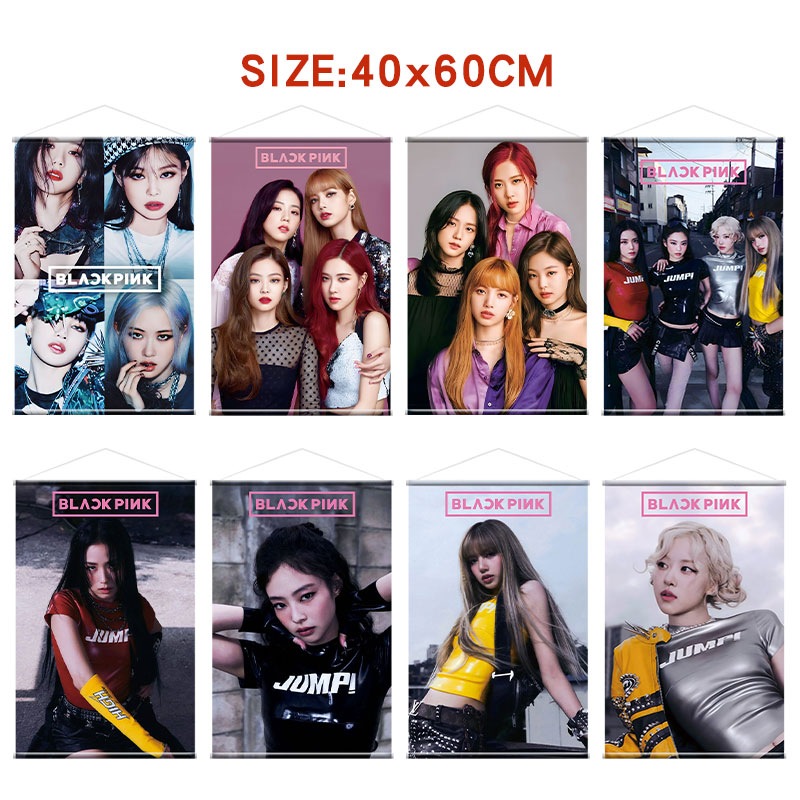black pink anime wallscroll 40*60cm