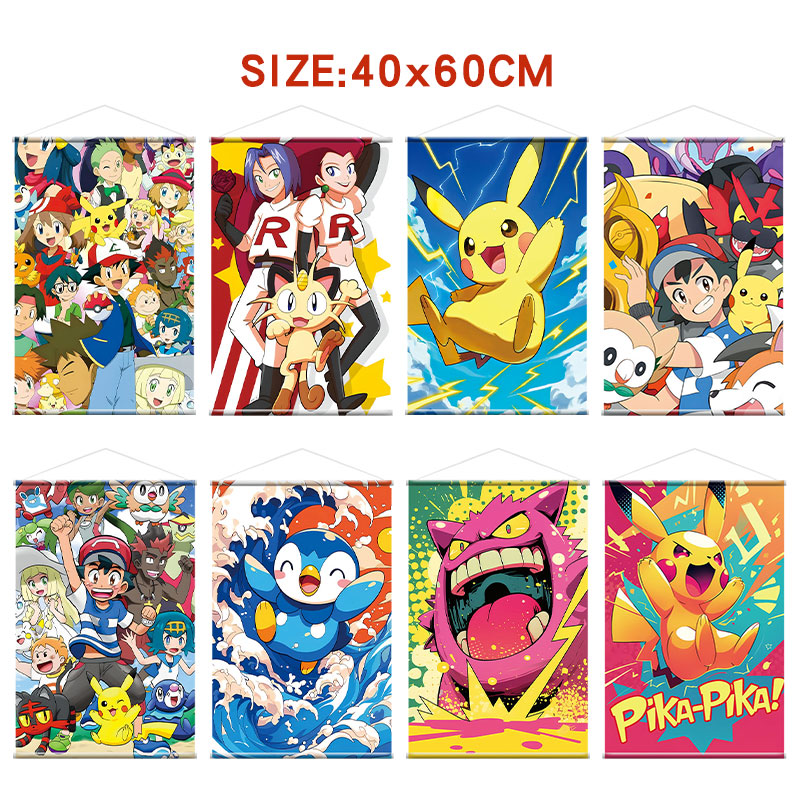 pokemon anime wallscroll 40*60cm