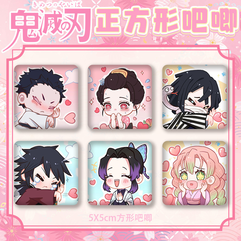 Demon slayer kimets anime pin 5cm