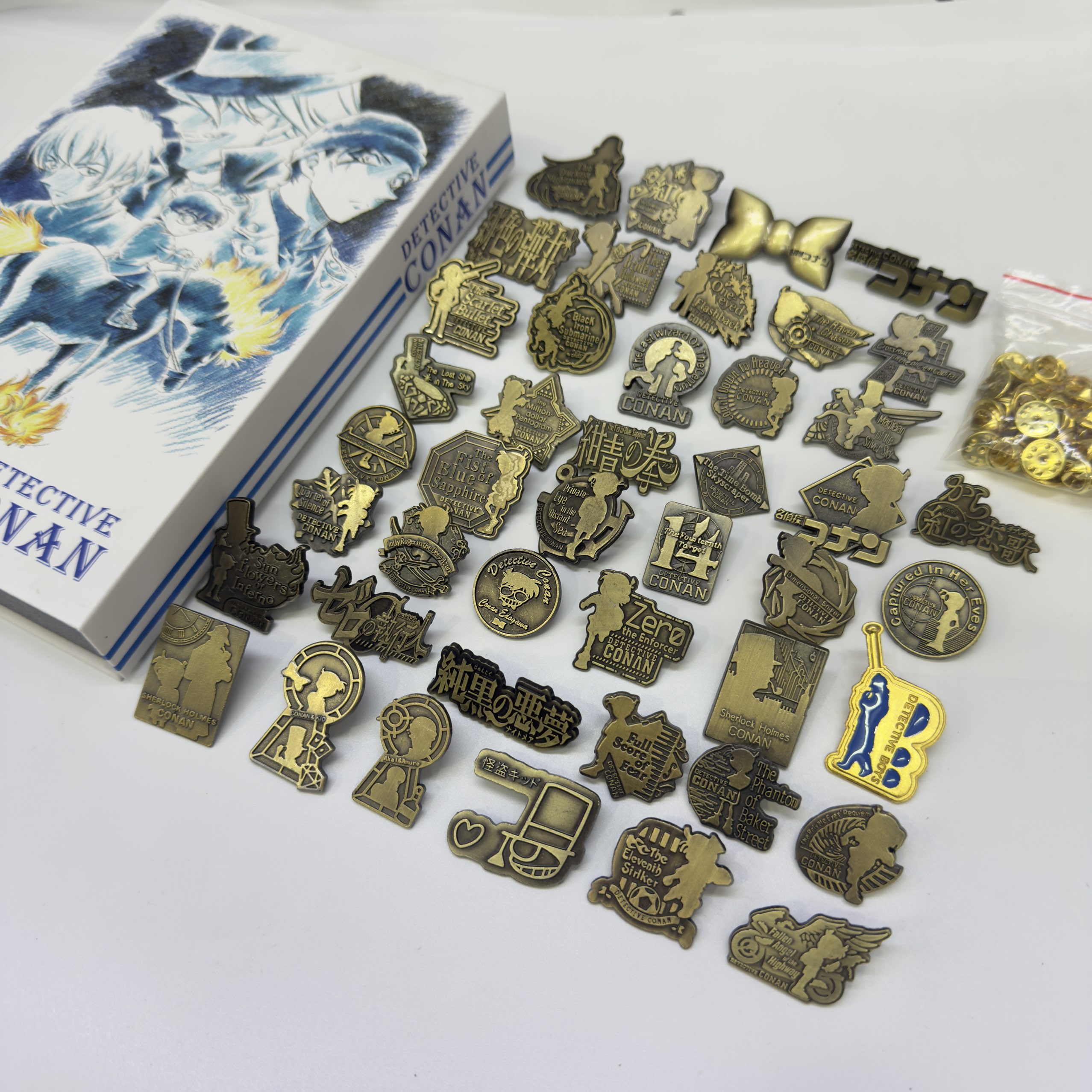 Detective Conan anime pin 44pcs a set