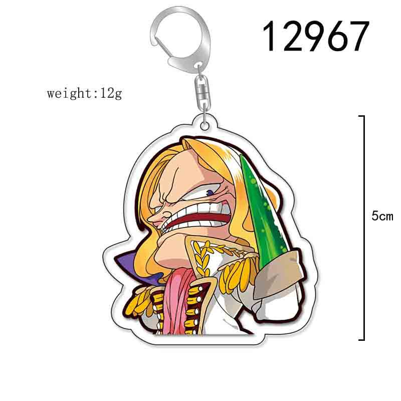 One Piece anime keychain