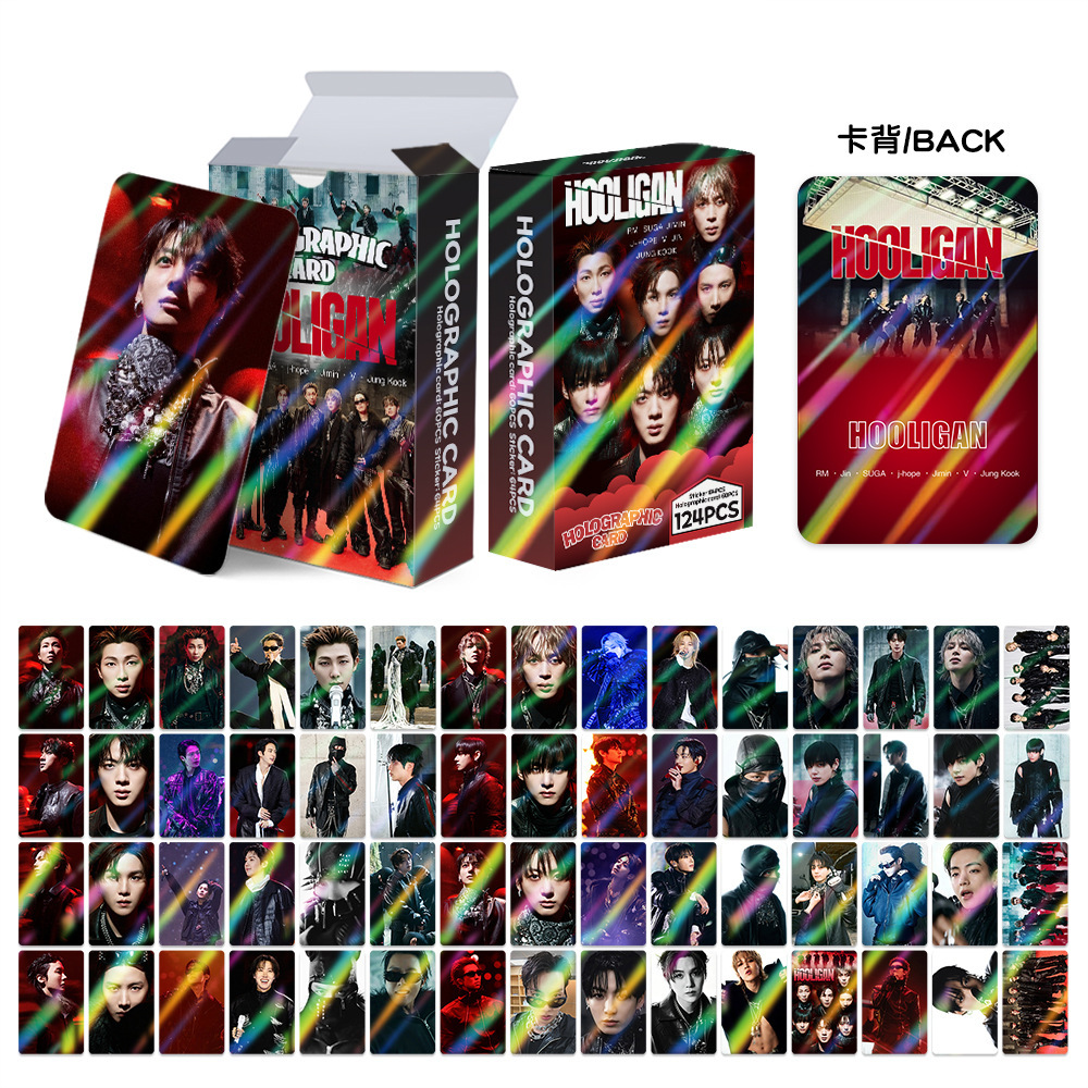 BTS anime lomo cards price for a set of 124pcs