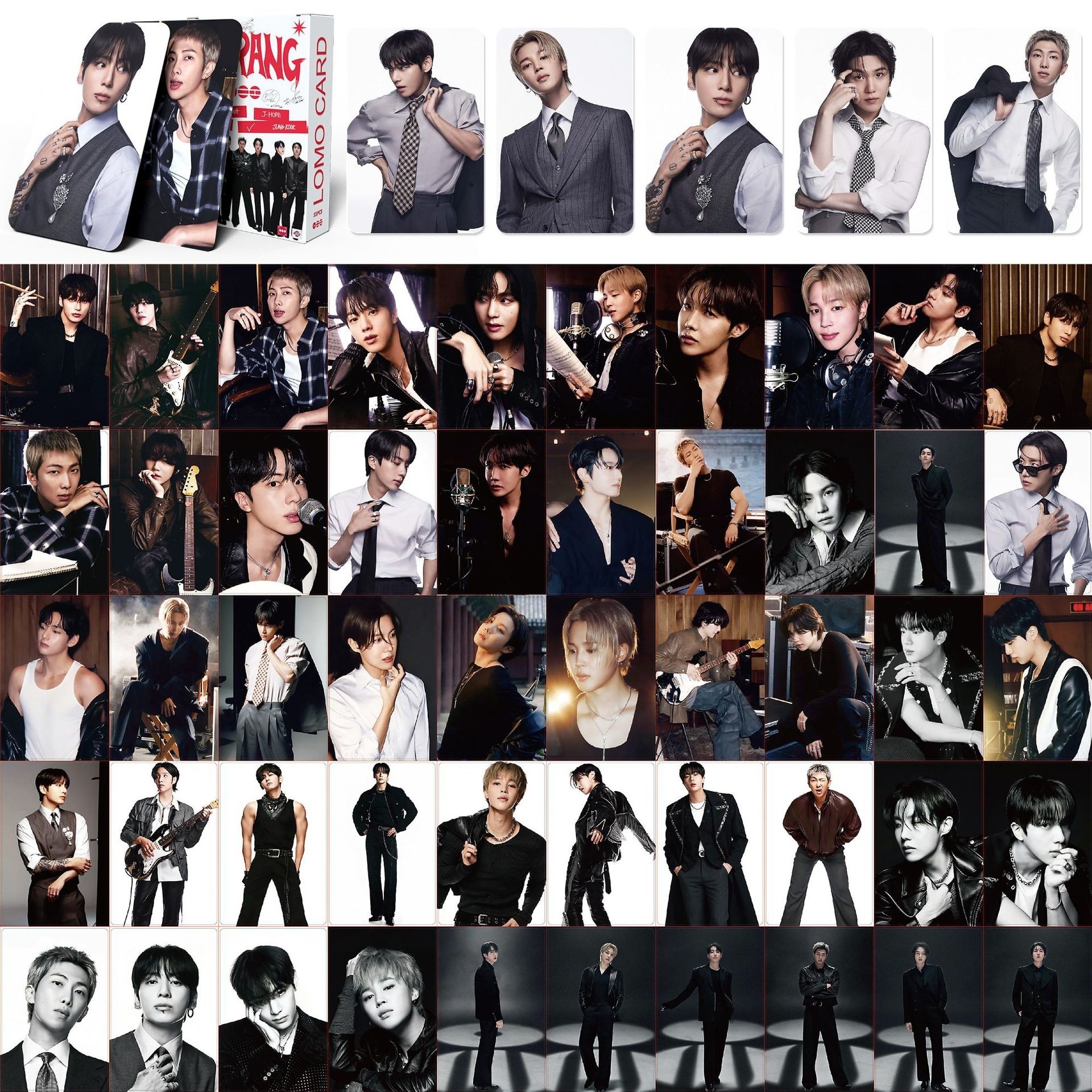 BTS anime lomo cards price for a set of 55pcs