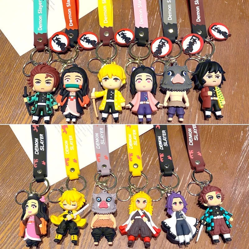 Demon slayer kimets anime keychain