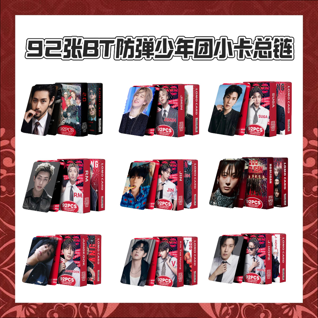 BTS anime lomo cards price for a set of 92pcs