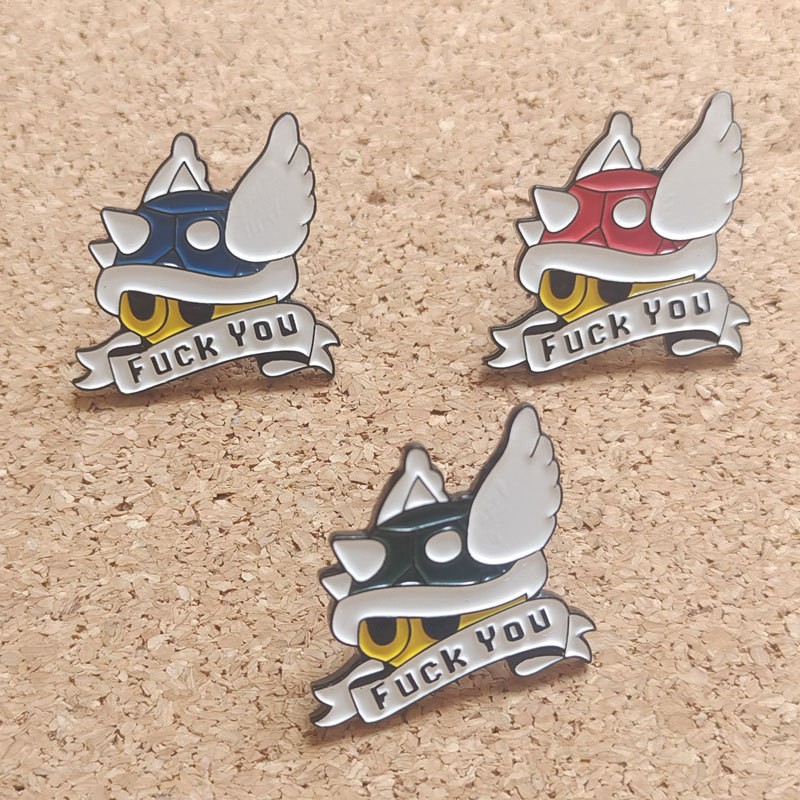 Super Mario anime pin
