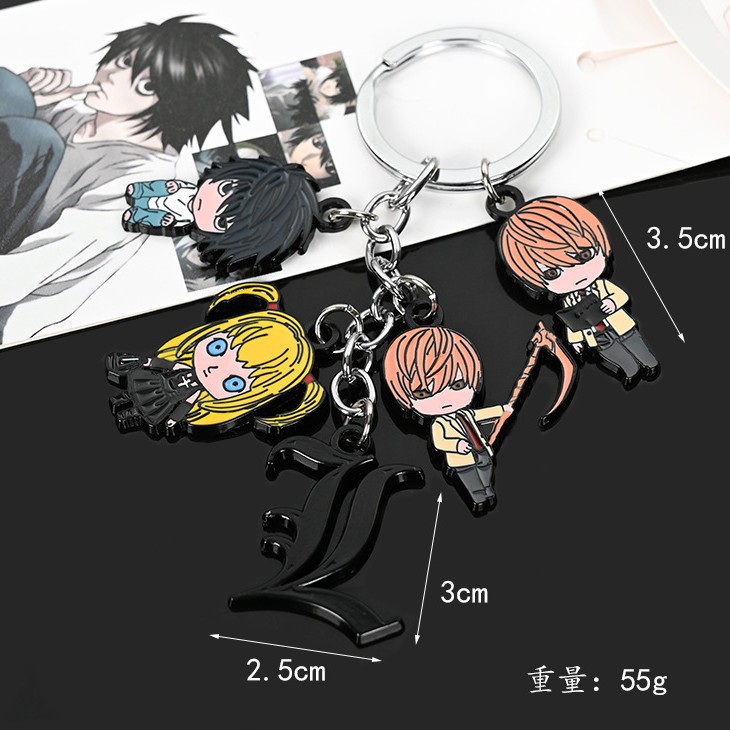 Death note anime keychain