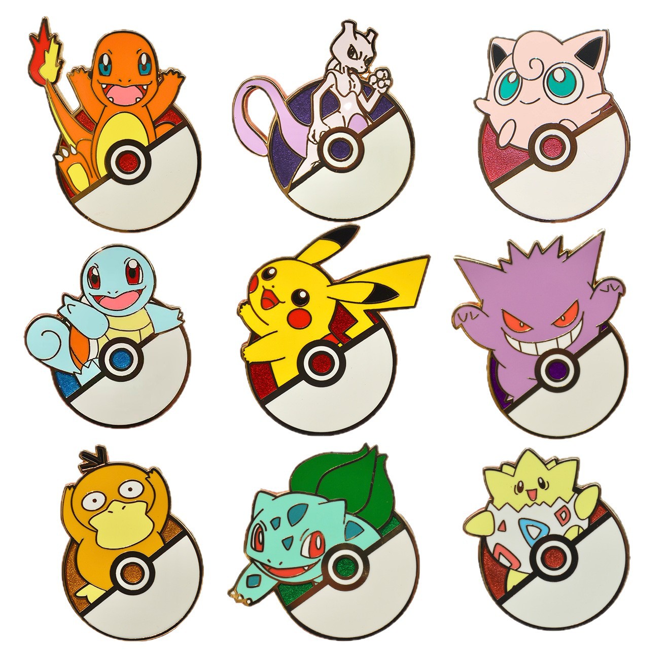 pokemon anime pin 3pcs a set