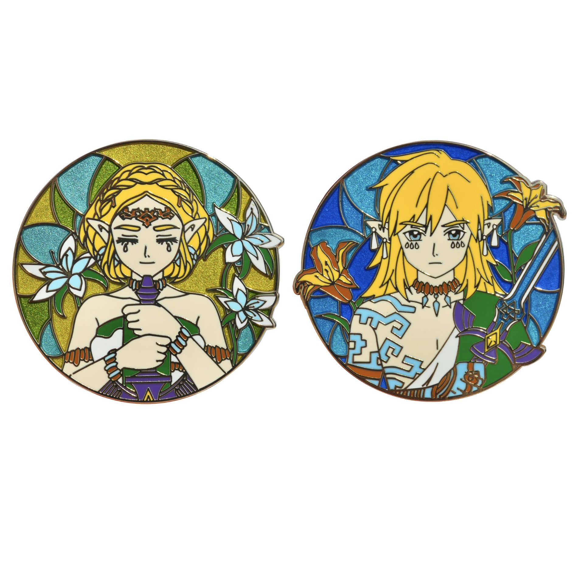 The Legend of Zelda anime pin 3pcs a set