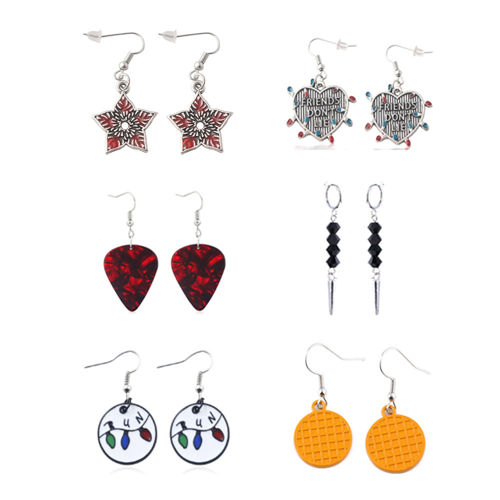 Stranger things anime earring