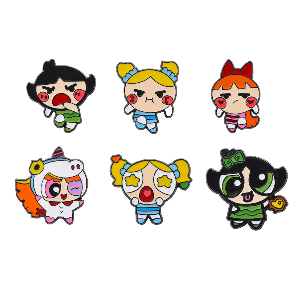 The Powerpuff Girls anime pin