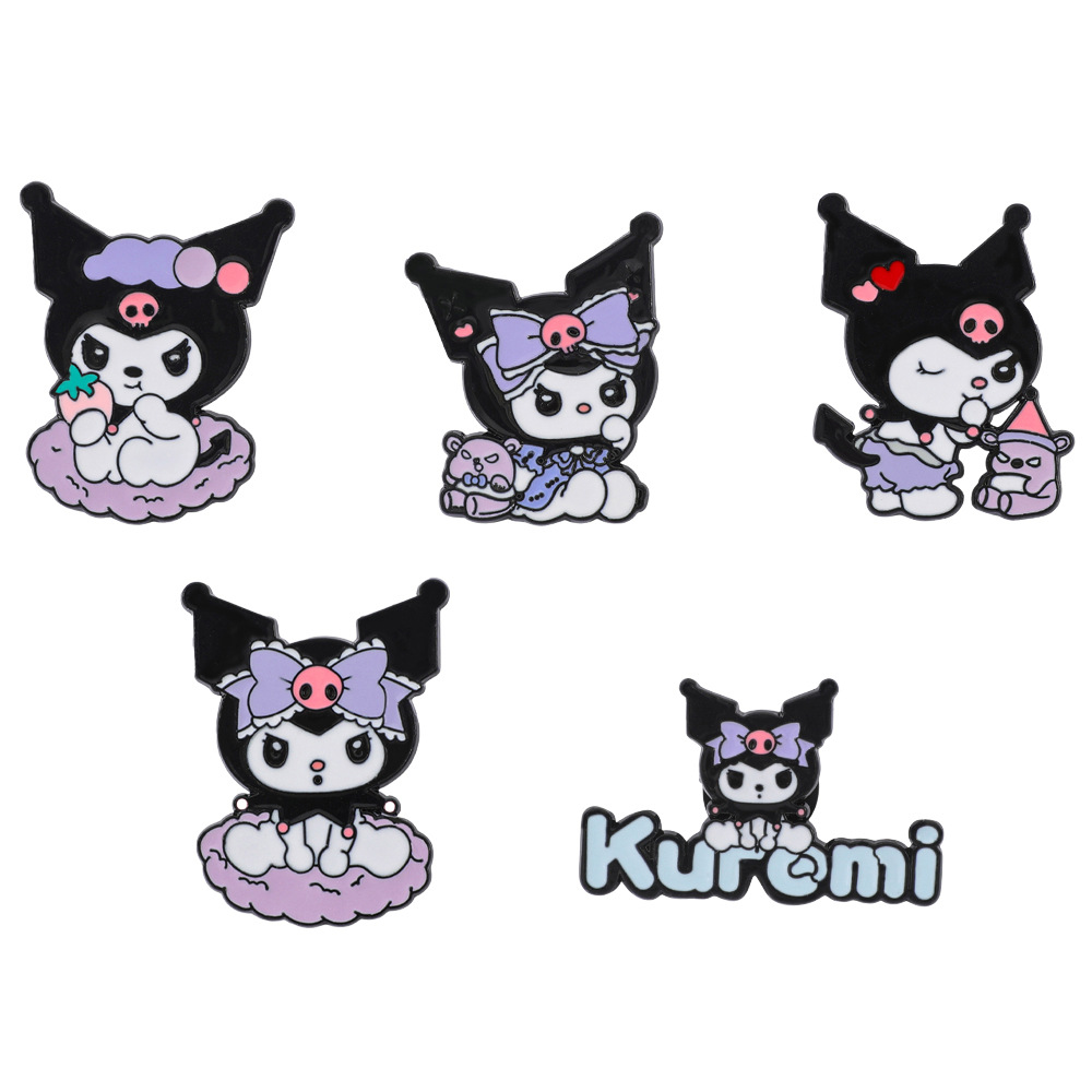 Kuromi anime pin