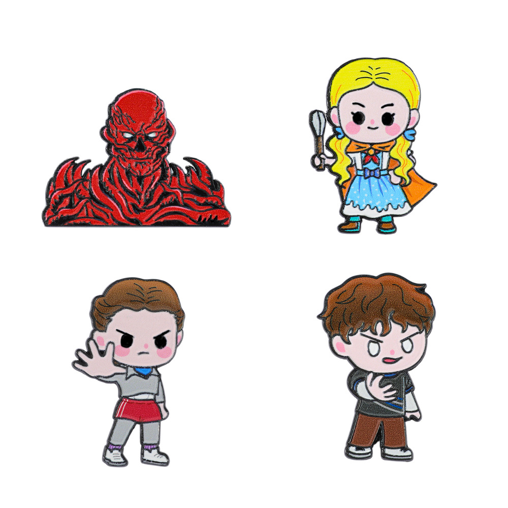 Stranger things anime pin