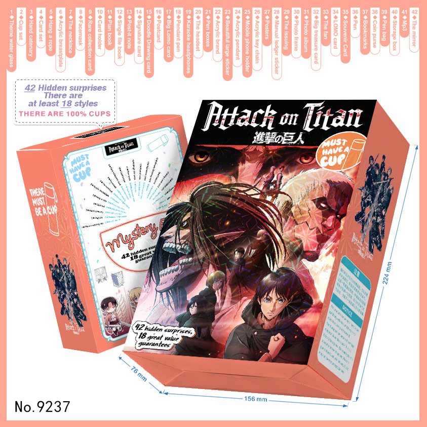 Attack on Titan anime stationery set