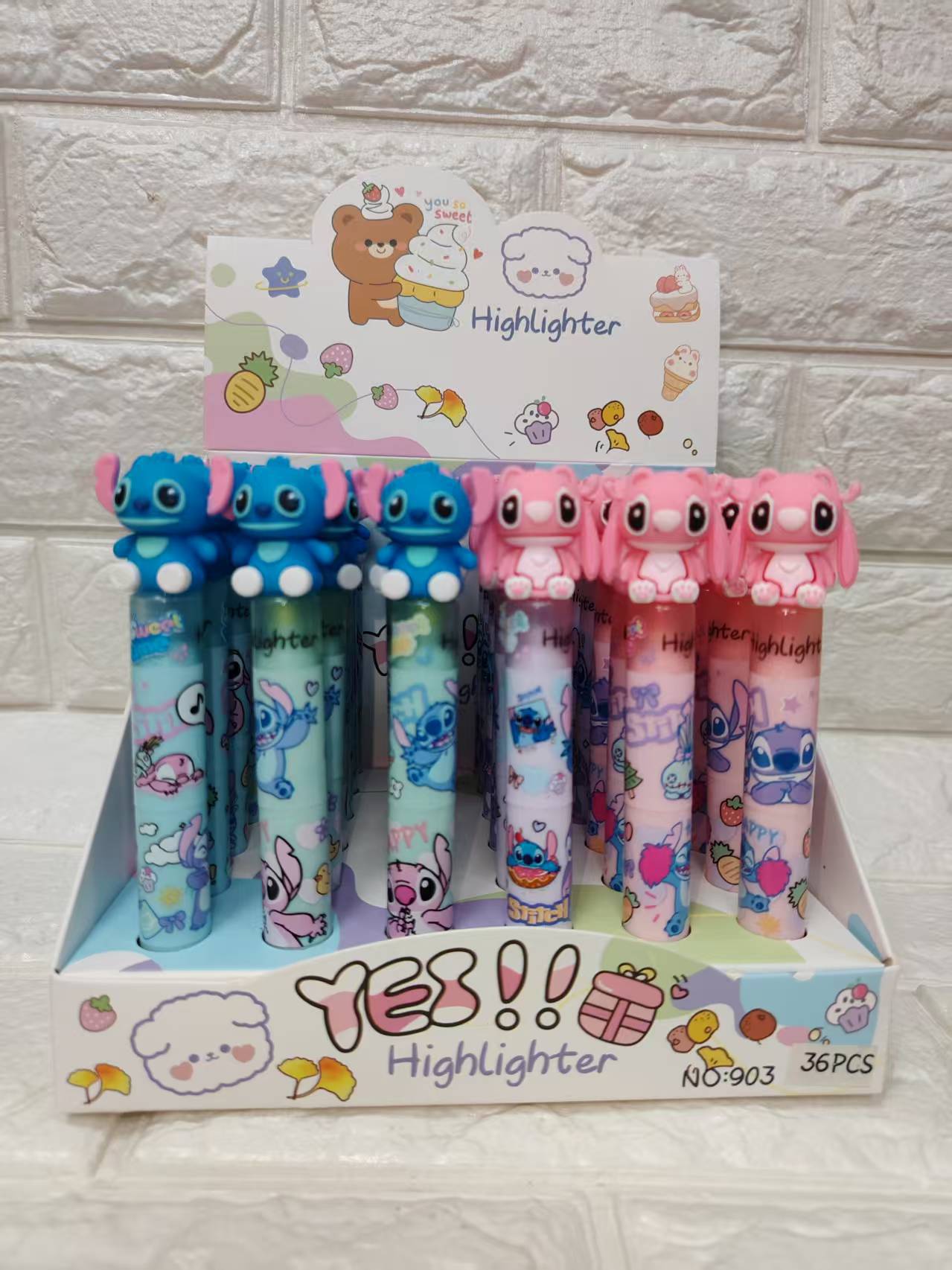 stitch anime highlighter 36pcs a set